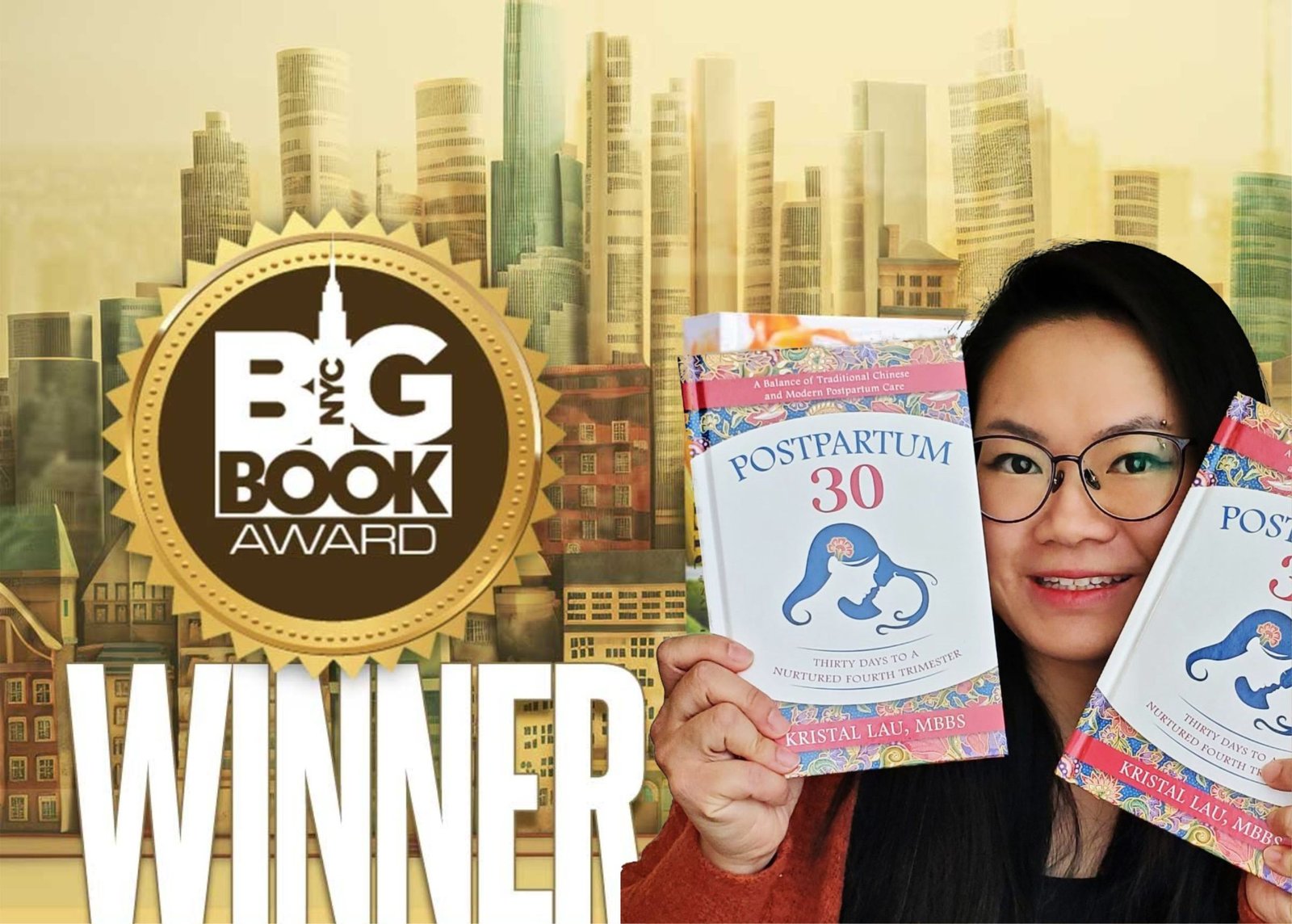 Big NYC Book Award 2024 winner in health category - Dr Kristal Lau